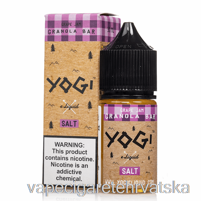 Vape Hrvatska Marmelada Od Grožđa Granola Bar - Yogi Soli E-tekućina - 30ml 35mg